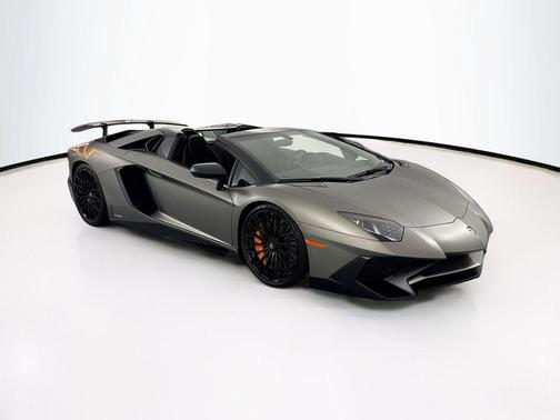Gray 2017 Lamborghini Aventador LP750-4 Superveloce