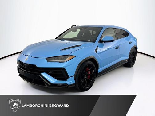 Blue 2023 Lamborghini Urus Performante