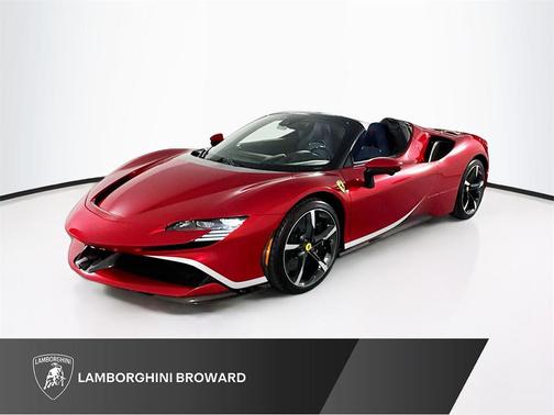 Red Metallic 2025 Ferrari SF90 Spider Base