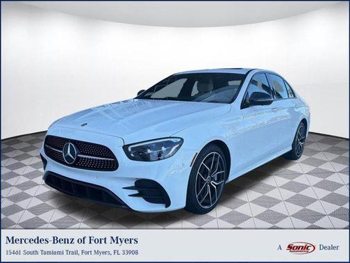 White 2022 Mercedes-Benz E-Class E 350