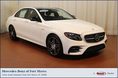 White 2017 Mercedes-Benz AMG E 43 4MATIC