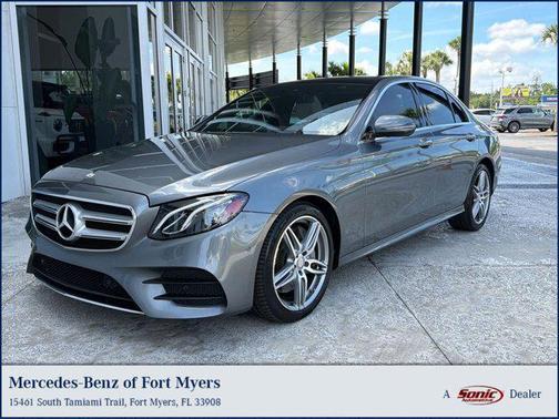 Gray 2017 Mercedes-Benz E-Class 4MATIC