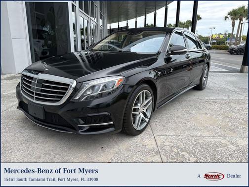 Black 2015 Mercedes-Benz S-Class 4MATIC