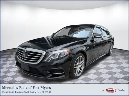Black 2015 Mercedes-Benz S-Class 4MATIC