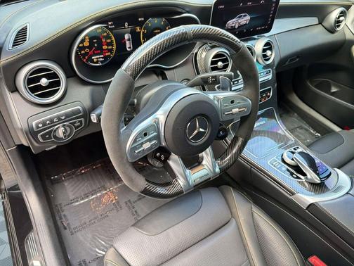 Black 2021 Mercedes-Benz AMG C 63 S