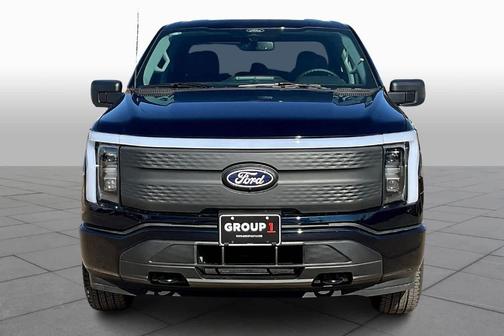 Blue 2025 Ford F-150 Lightning XLT