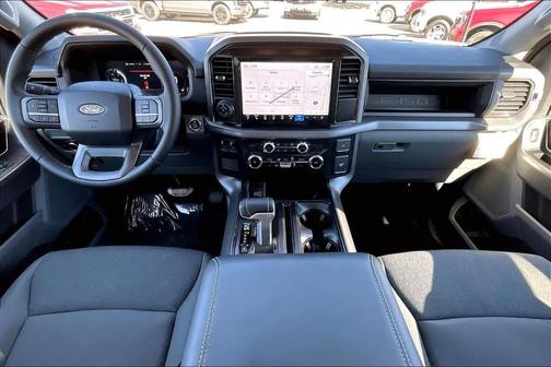 Blue 2025 Ford F-150 Lightning XLT