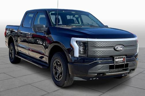 Blue 2025 Ford F-150 Lightning XLT