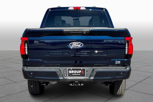 Blue 2025 Ford F-150 Lightning XLT
