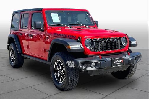 Firecracker Red Clearcoat 2024 Jeep Wrangler Rubicon