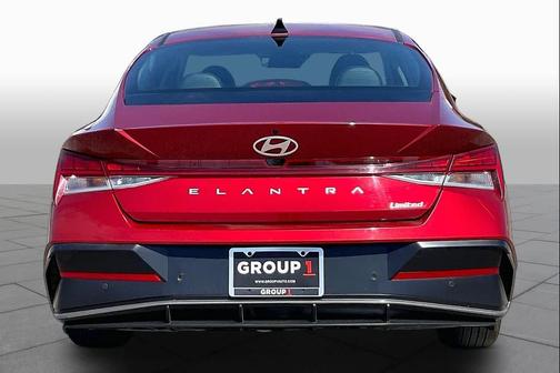 Red 2024 Hyundai ELANTRA Limited