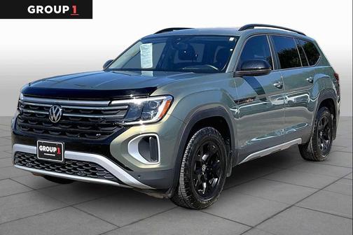 Avocado Green 2024 Volkswagen Atlas 2.0T Peak Edition SEL