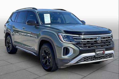 Avocado Green 2024 Volkswagen Atlas 2.0T Peak Edition SEL