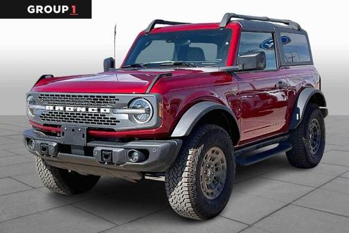 Red 2026 Ford Bronco Badlands