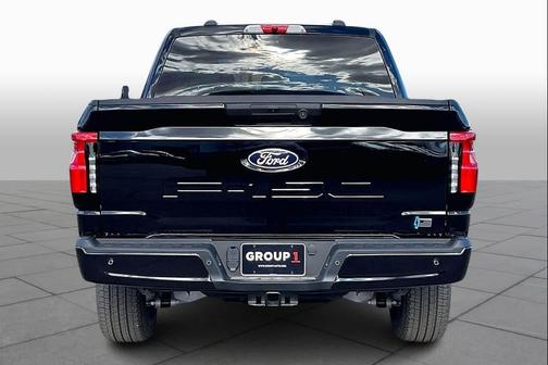 Agate Black Metallic 2025 Ford F-150 Lightning XLT