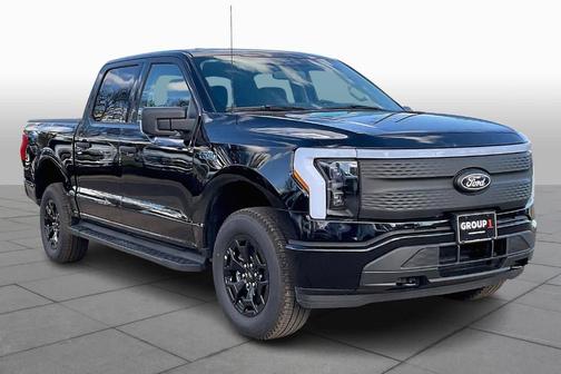 Black 2025 Ford F-150 Lightning XLT