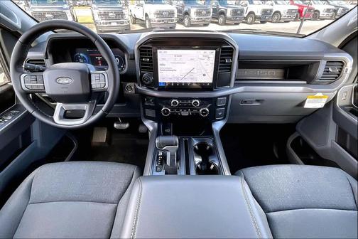 Agate Black Metallic 2025 Ford F-150 Lightning XLT
