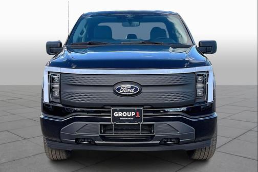 Agate Black Metallic 2025 Ford F-150 Lightning XLT