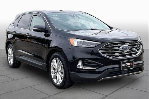 Agate Black 2020 Ford Edge Titanium