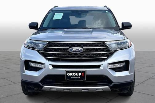 Iconic Silver Metallic 2022 Ford Explorer XLT
