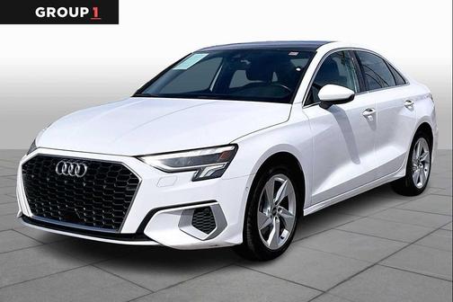 white 2024 Audi A3 Premium