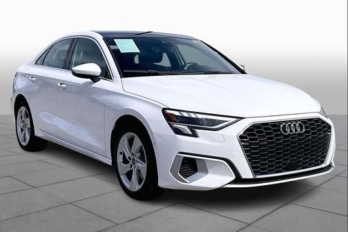 white 2024 Audi A3 Premium