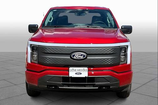 Red 2025 Ford F-150 Lightning XLT