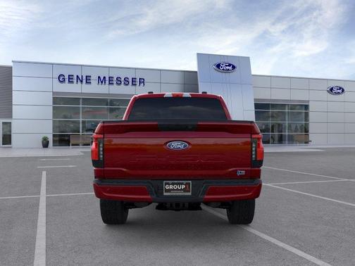Red 2025 Ford F-150 Lightning XLT