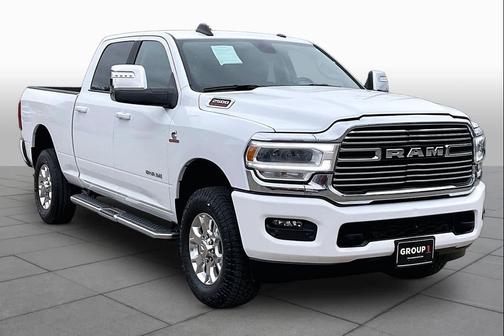 Bright White Clearcoat 2024 RAM 2500 Laramie Crew Cab 4x4 6'4' Box
