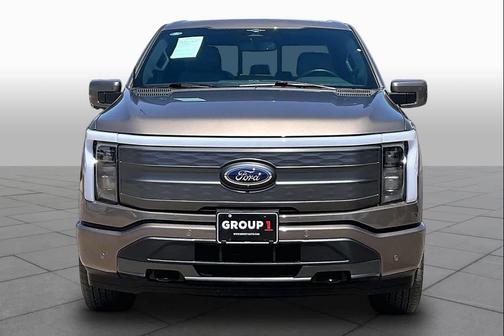 Stone Gray Metallic 2023 Ford F-150 Lightning LARIAT