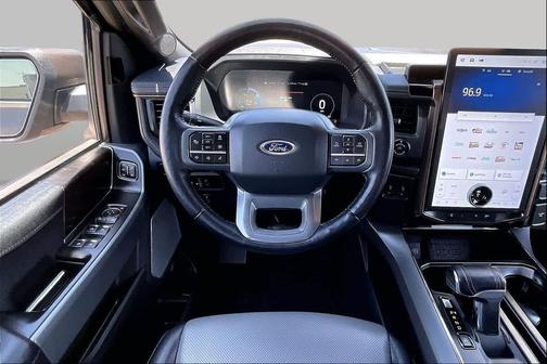 Stone Gray Metallic 2023 Ford F-150 Lightning LARIAT