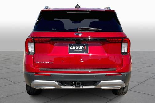 Red 2026 Ford Explorer Platinum