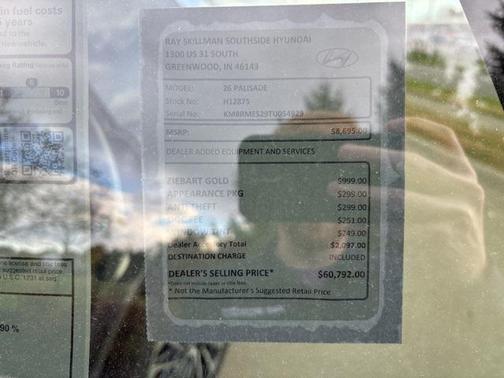 2026 Hyundai PALISADE Calligraphy