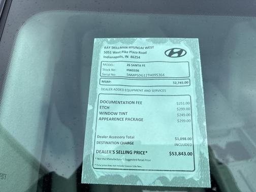 2026 Hyundai SANTA FE HEV Calligraphy