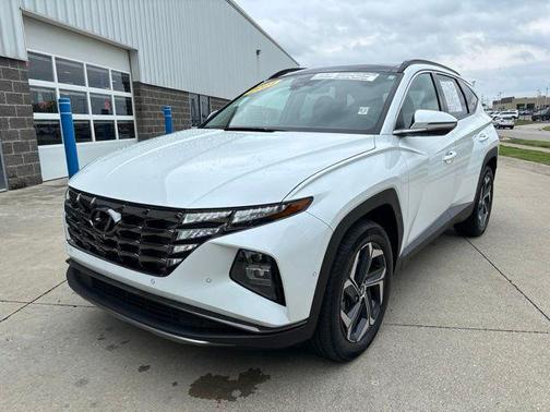 White Pearl 2024 Hyundai TUCSON Hybrid Limited