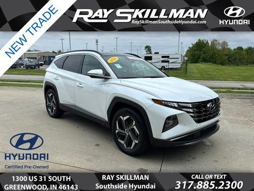White Pearl 2024 Hyundai TUCSON Hybrid Limited