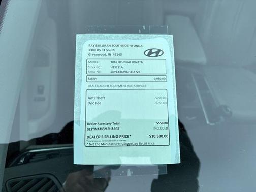 2016 Hyundai SONATA Limited