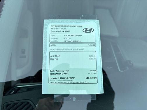 2016 Hyundai SONATA Limited