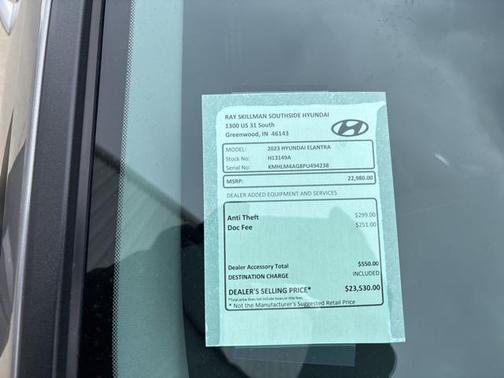 2023 Hyundai ELANTRA SEL