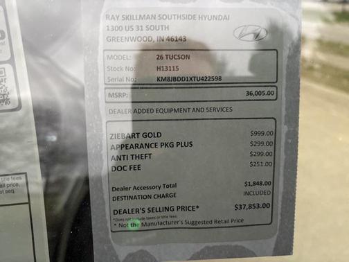 2026 Hyundai TUCSON Hybrid SEL