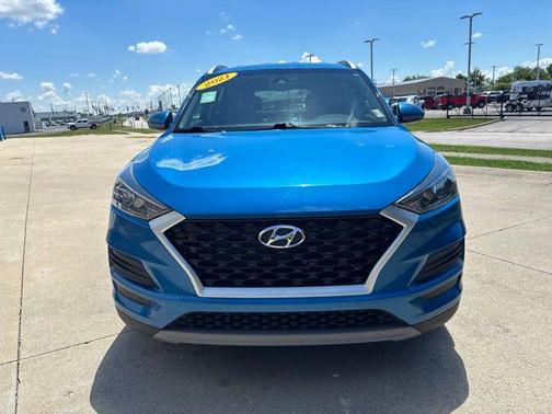 Aqua Blue 2021 Hyundai TUCSON SEL
