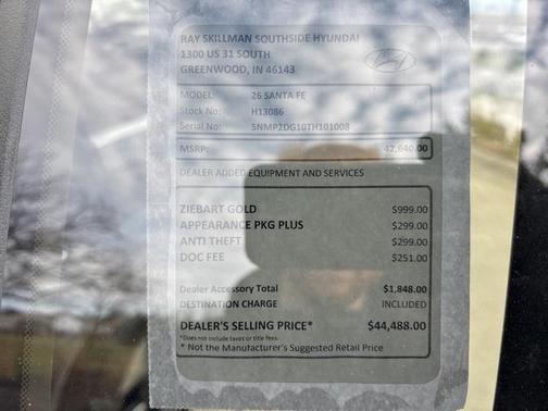 2026 Hyundai SANTA FE SEL 2.4