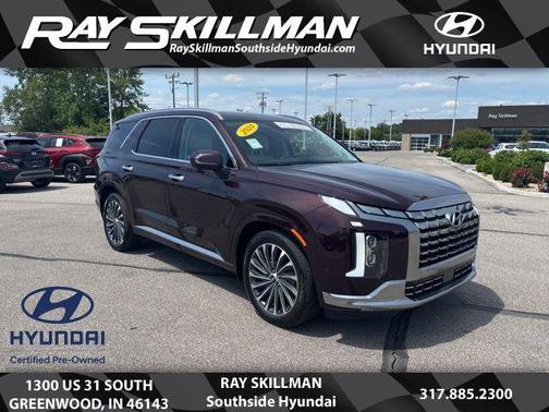 Sierra Burgundy 2024 Hyundai PALISADE Calligraphy