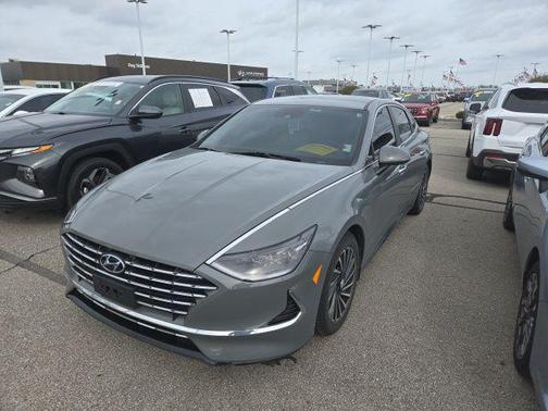 Hampton Gray 2023 Hyundai SONATA Hybrid SE