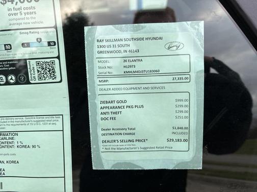 2026 Hyundai ELANTRA HEV Blue