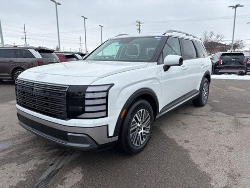 Creamy White Pearl 2026 Hyundai Palisade Hybrid SEL Premium 8P