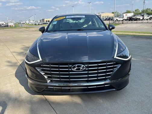 Portofino Gray 2023 Hyundai SONATA Hybrid SE