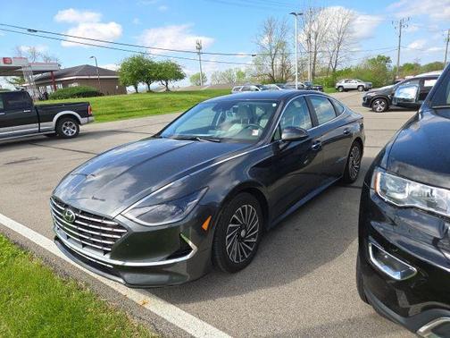 Portofino Gray 2023 Hyundai SONATA Hybrid SE