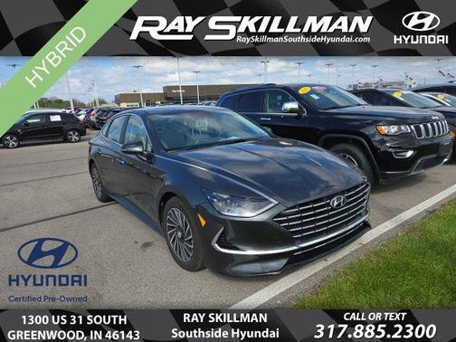 Portofino Gray 2023 Hyundai SONATA Hybrid SE