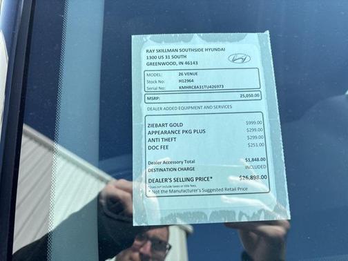 2026 Hyundai VENUE SEL